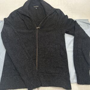 banana republic italian yarn Merino Wool Blend Sweater Jacket Men’s Sz S